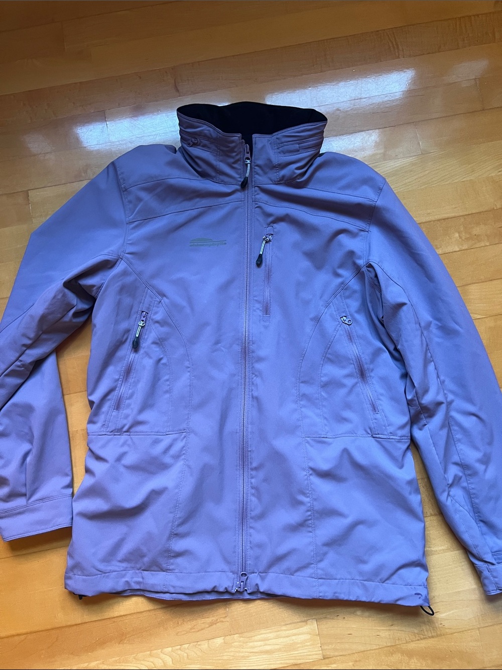 Chlorophylle Medium Women's Lavender Softshell Jacket - Lightweight Outdoor Coat